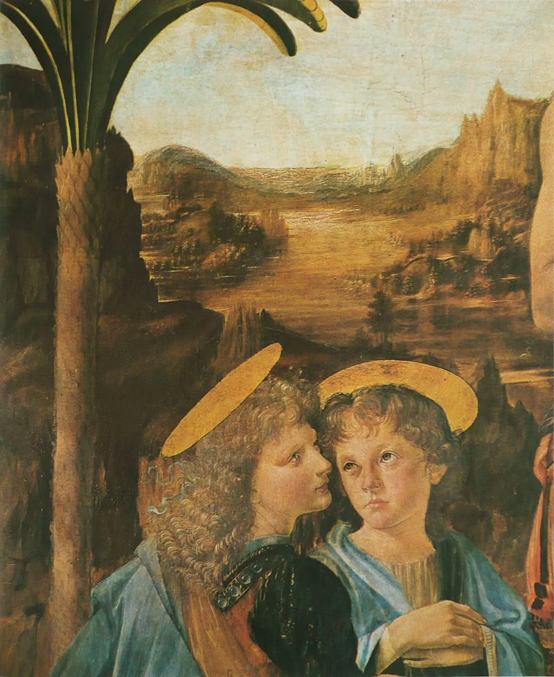 114-Annunciazione-Galleria degli Uffizi, Firenze - dettaglio